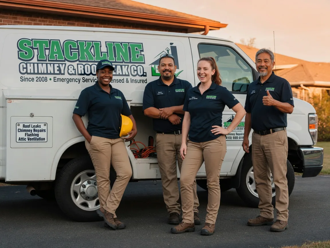 Chimney flashing repair company in Crossville, IL